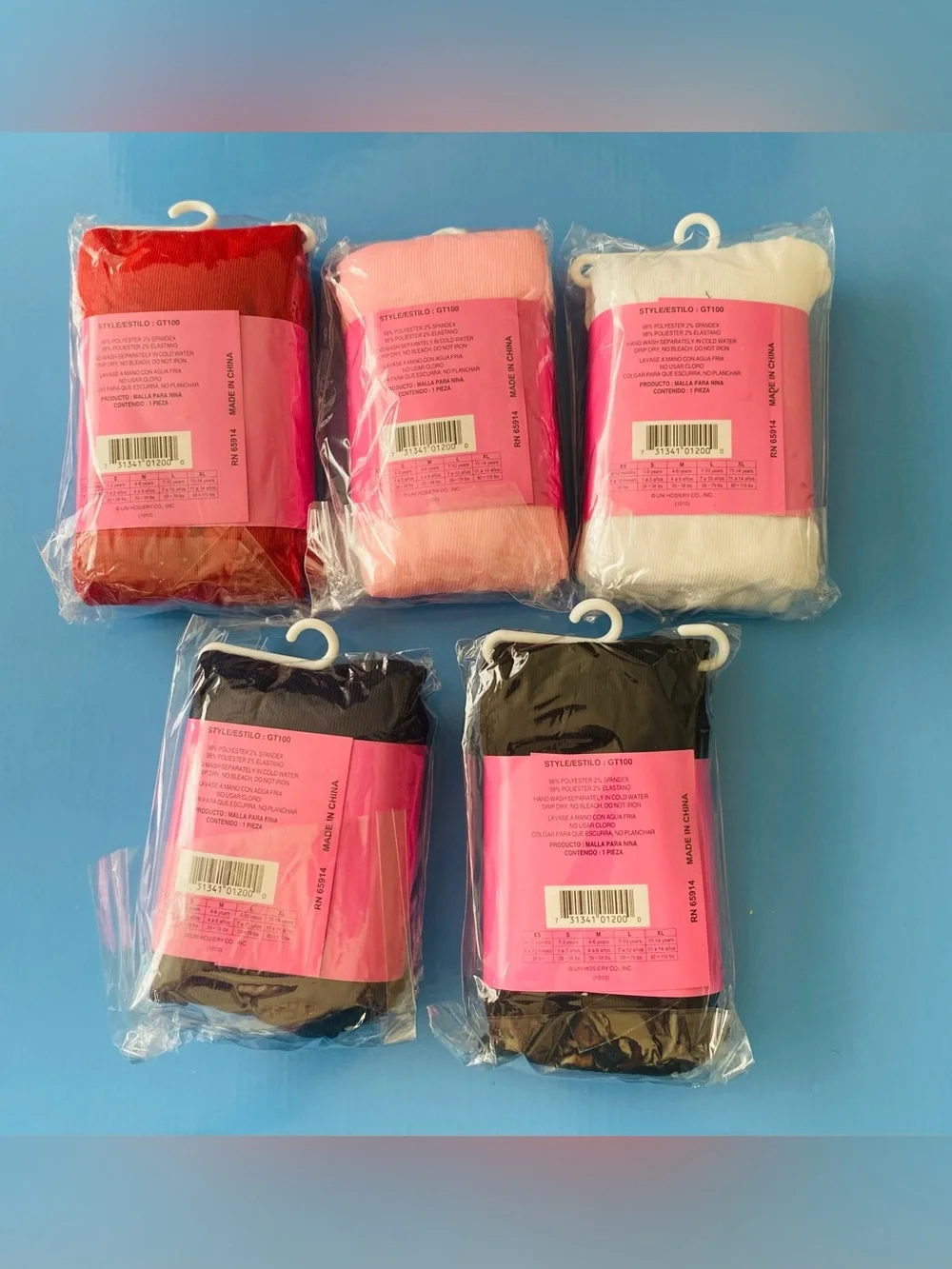 BRAND NEW girl’s tights set of 5 ~